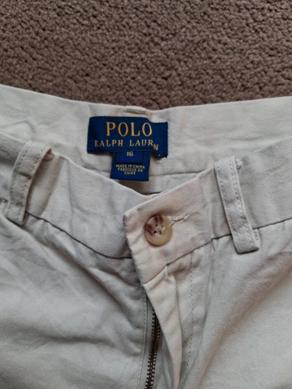 Polo Ralph Lauren Vintage "Tyler short" Pleated Chino Shorts W40 - Picture 4 of 5